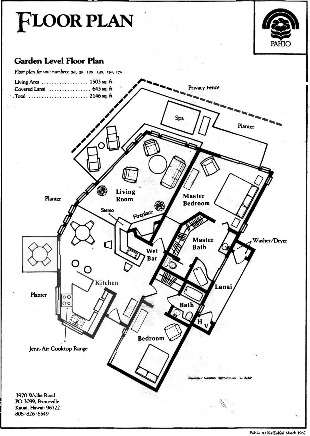 Ka'Eo Kai Resort - Floor Plan