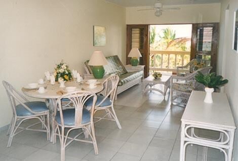 Living Room of the 1 Bedroom Unit