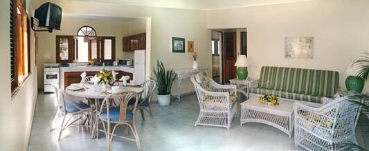 Living Room of the 3 Bedroom Unit