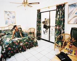 Bedroom at the Sun & Surf Hotel