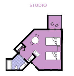 Disney's Old Key West Resort - Unit Floor Plan