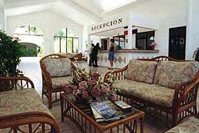 Lobby at the Perla Hills Hotel