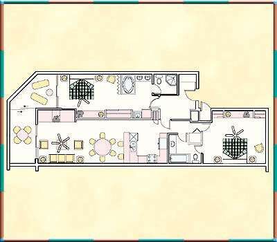 The Reef Resort - Unit Floor Plan