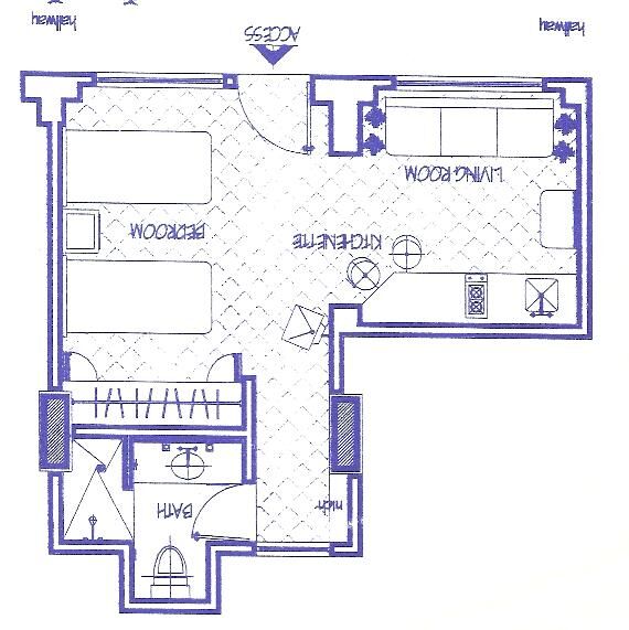 Club Velas Vallarta - Studio Unit Floor Plan
