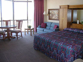 Unit Bedroom at the Plaza Resort Club