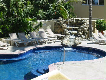 One of the swimming pools available