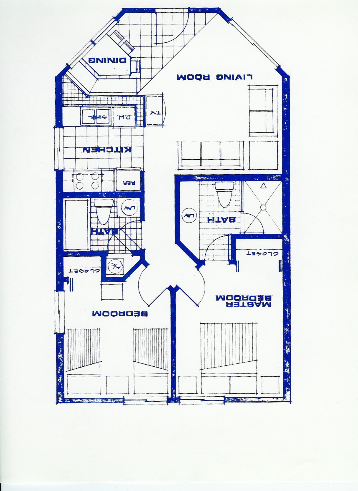 Ocean Sands Beach Club - Unit Floor Plan