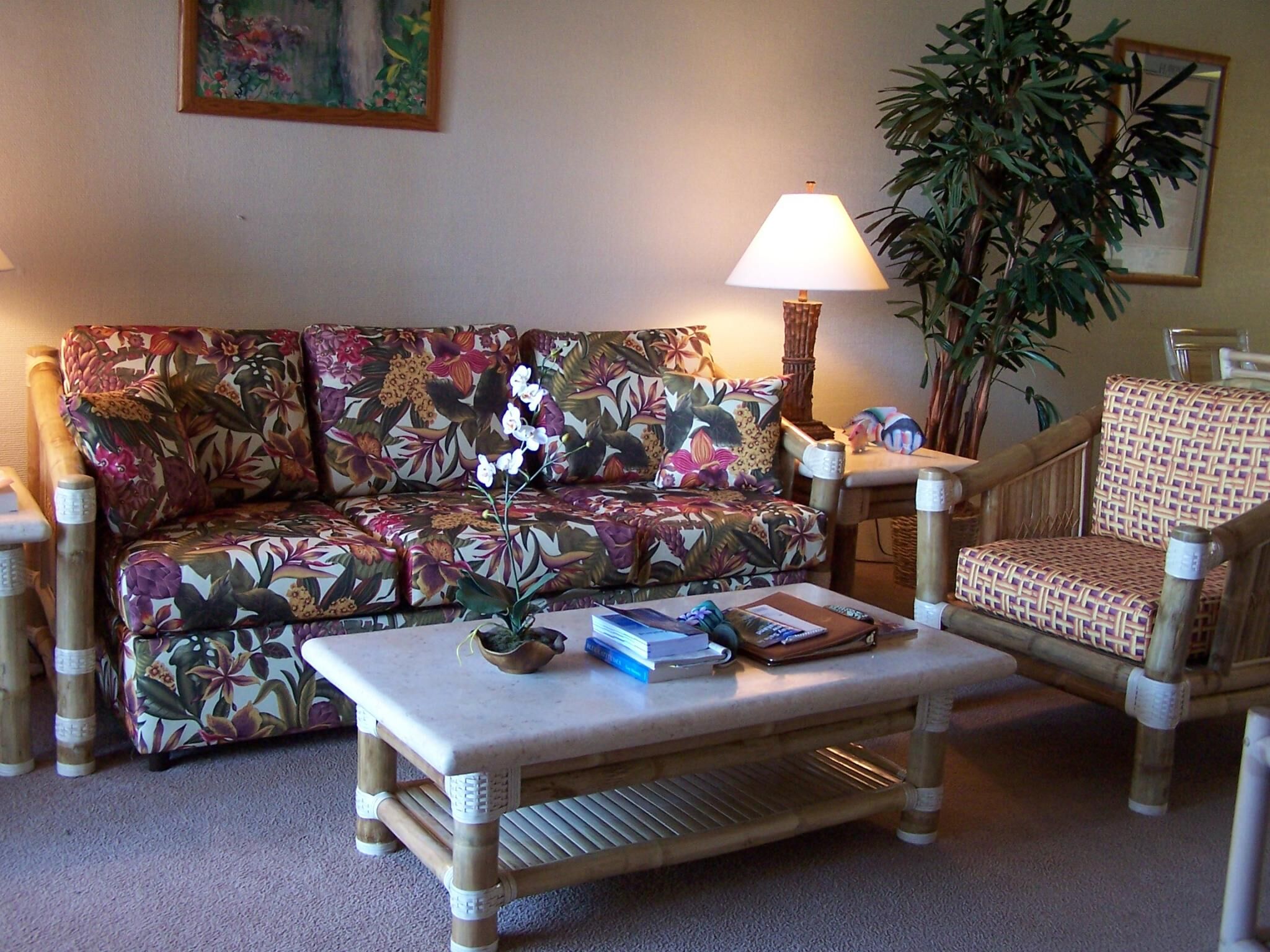 Hono Koa Resort - Unit Living Area