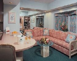 Golden Strand Ocean Villa Resort - Unit Living Area