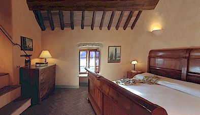 Unit bedroom at Borgo di Vagli