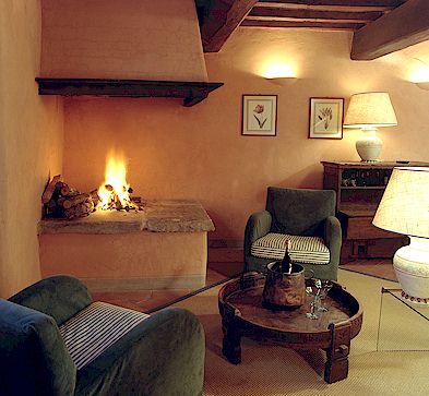 Unit living room at Borgo di Vagli