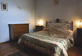 Unit bedroom at Il Poggio