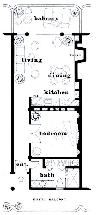 Club Cascadas de Baja - Unit Floor Plan