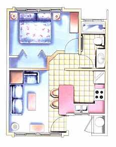 Kahana Falls - Unit Floor Plan