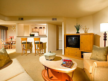 Desert Paradise Resort - Unit Living Area