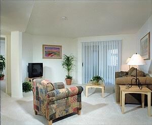 Desert Paradise Resort - Unit Living Area