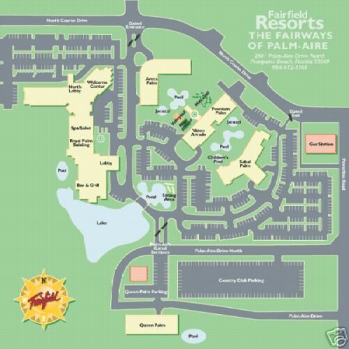 Wyndham Palm-Aire - Resort Map