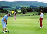 Seasons at Brunston Castle - on-site putting green