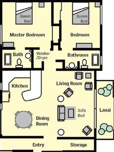 Sweetwater at Kauai - Unit Floor Plan
