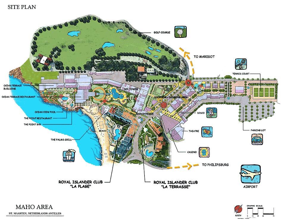 Royal Islander Club la Plage - Map of Resort