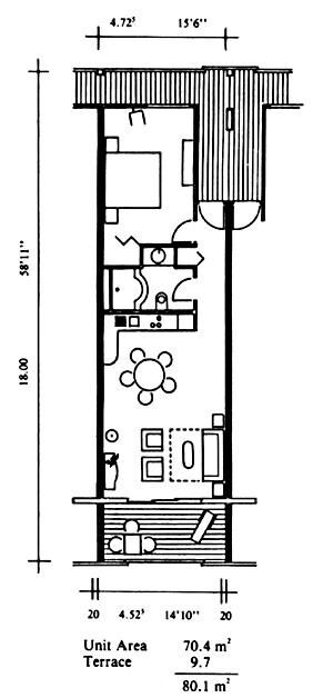 Royal Islander Club la Plage - Unit Floor Plan