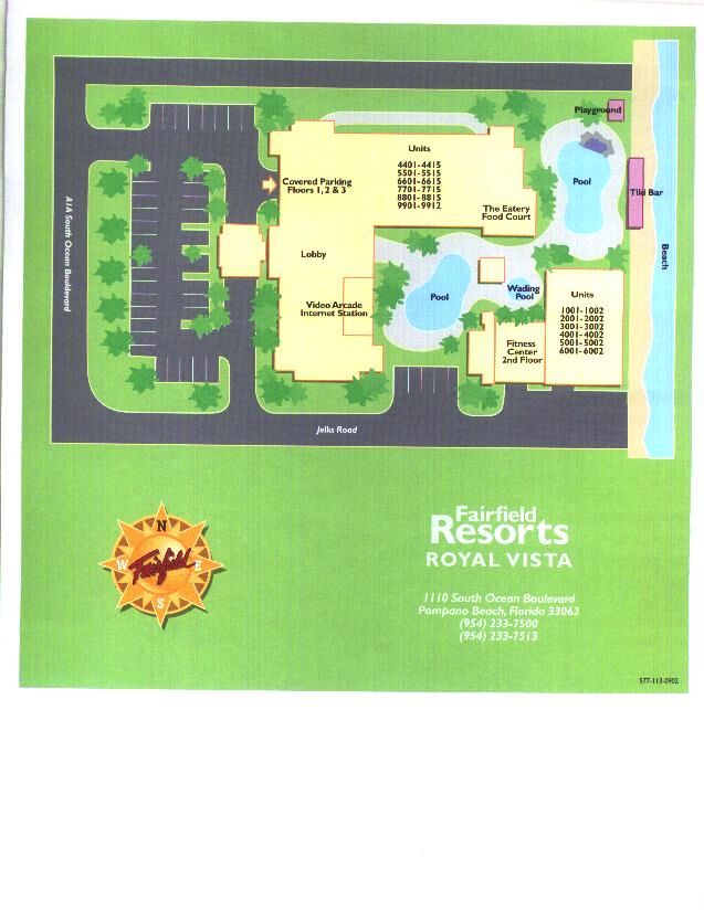 Wyndham Royal Vista - Resort Map