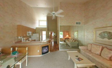 Kona Coast Resort - Unit Living Area