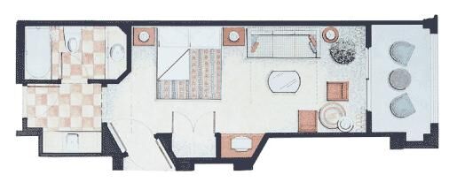 Marriott's Grande Vista - Unit Floor Plan