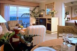 Ka'anapali Beach Club - unit living and dining areas