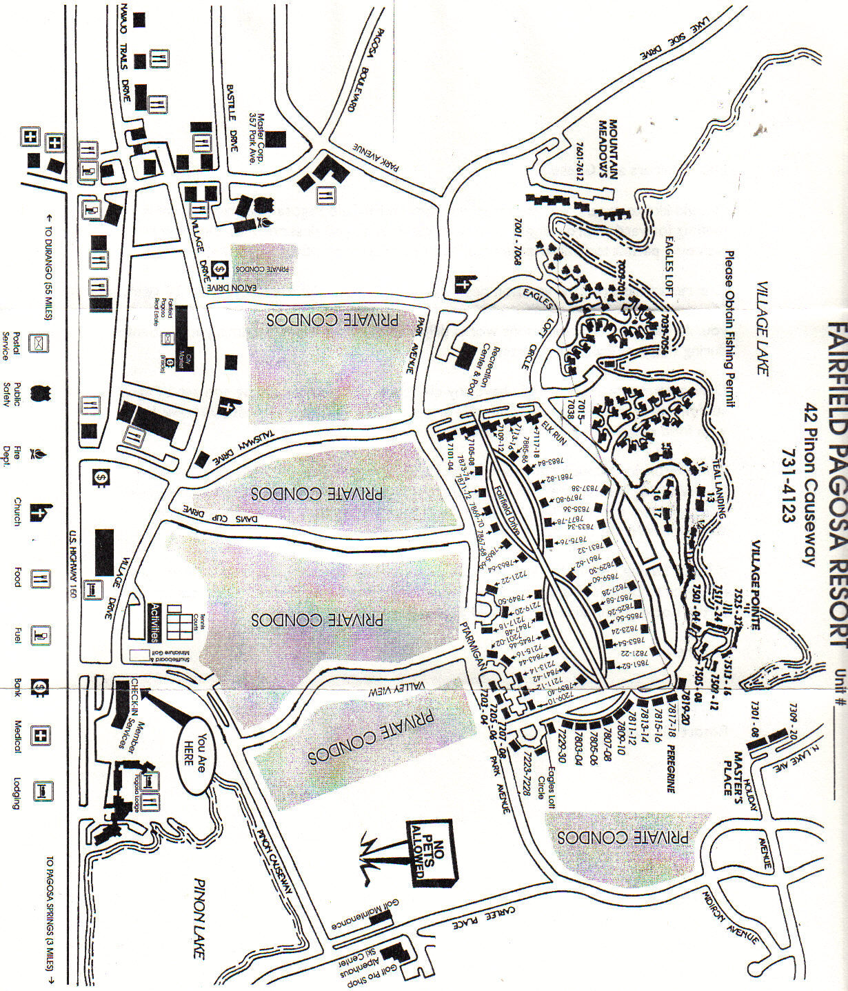 Fairfield Pagosa -  Map