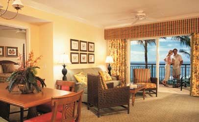 Marriott's Waiohai Beach Club - Unit Living Area