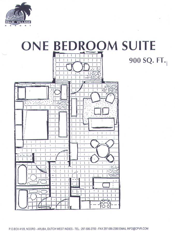 Caribbean Palm Village - Unit Floor Plan