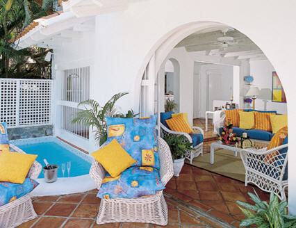 Windjammer Landing Villa Beach Resort - Unit Patio