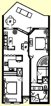 Ocean Reef Yacht Club & Resort - Unit Floor Plan