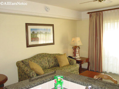 Disney's Saratoga Springs Resort & Spa - Unit Living Area