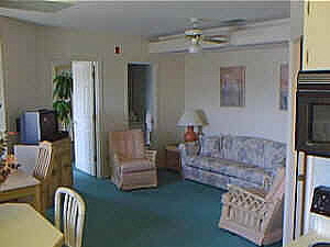 Florida Vacation Villas -  Unit Living Area