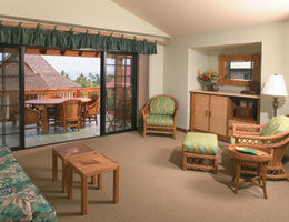 Wyndham Kona Hawaiian Resort - Unit Living Area