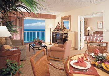 Ka'anapali Beach Club - unit living area
