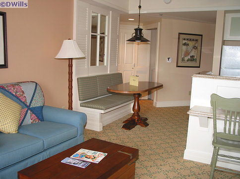 Disney's Beach Club Villas - Living Area