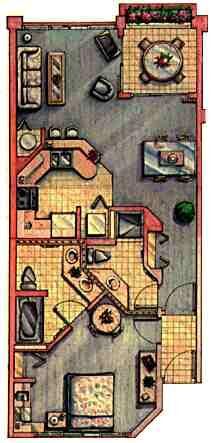 Kahana Falls - Unit Floor Plan