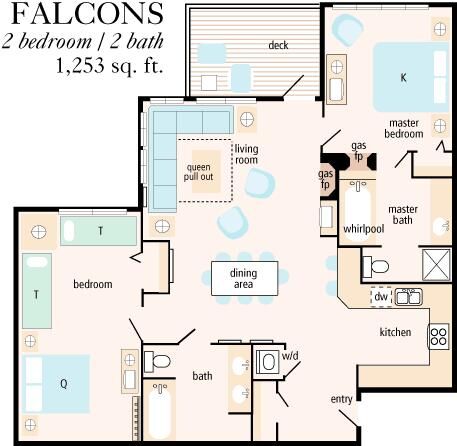 Smugglers' Notch Resort  - Falcons Floor Plan