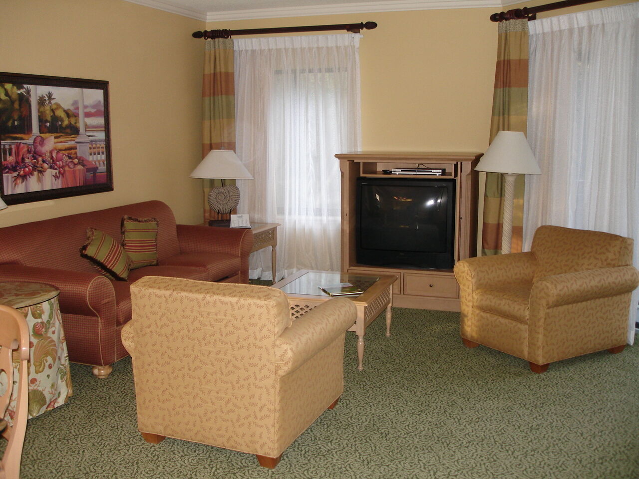Marriott's Barony Beach Club - Unit Living Area