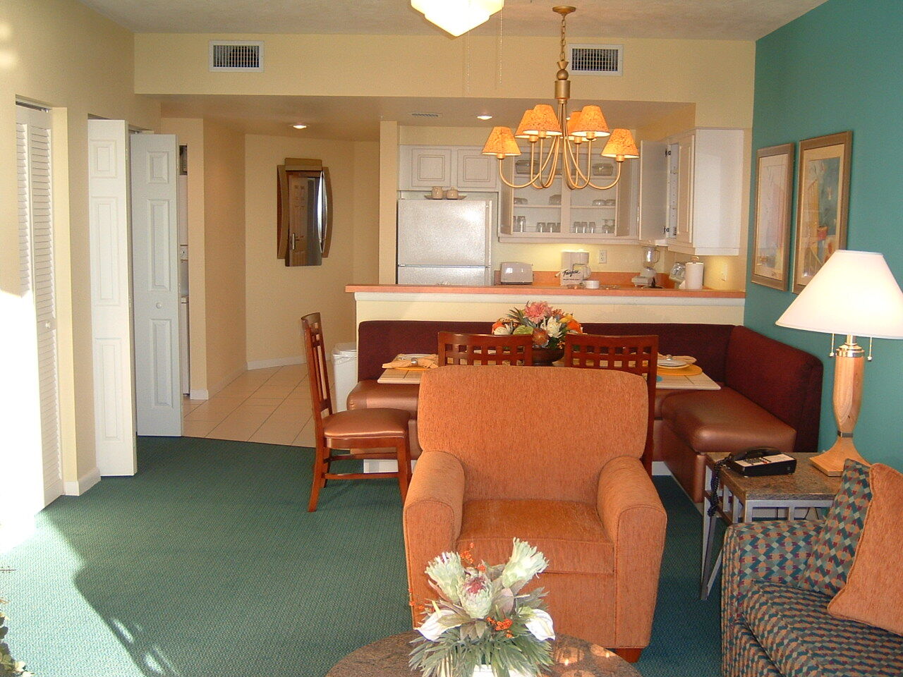 Wyndham Ocean Walk - Unit Living Area