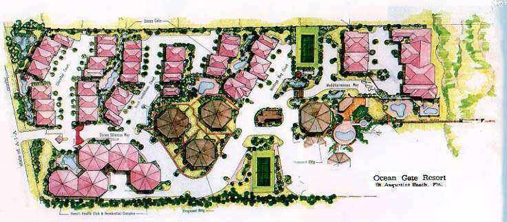 Resort Layout of Ocean Gate Resort