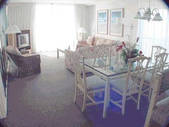 Capri by the Sea - Unit Dining & Living Areas