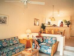 Paradise Island Beach Club - Unit Living Area