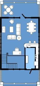 2nd Floor Beach Cottage Layout at Disney's Vero Beach Resort
