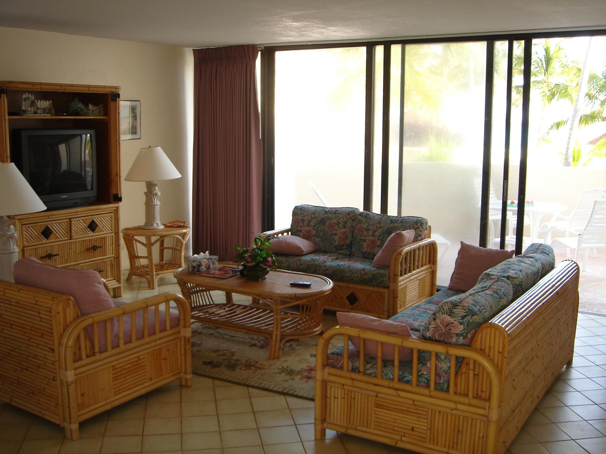 Living Area at the Guanahani Village
