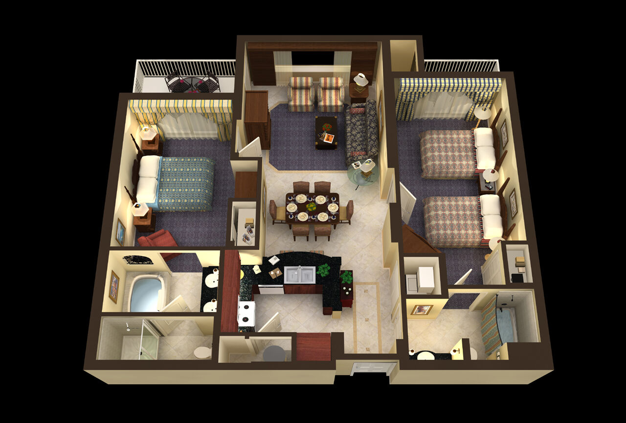 Marriott's Frenchman's Cove - floor plan