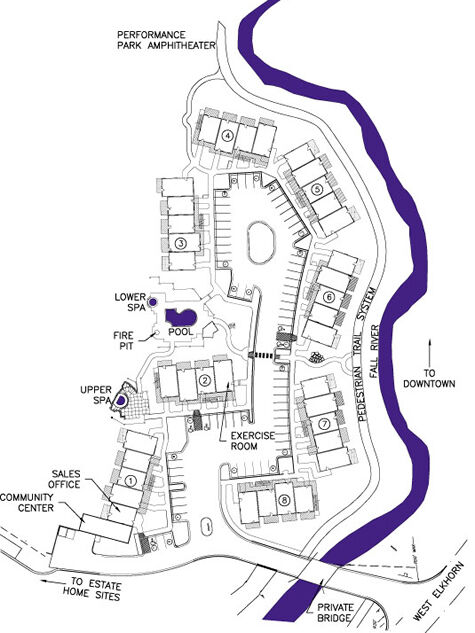 Fall River Village - A Resort Community - Resort Map